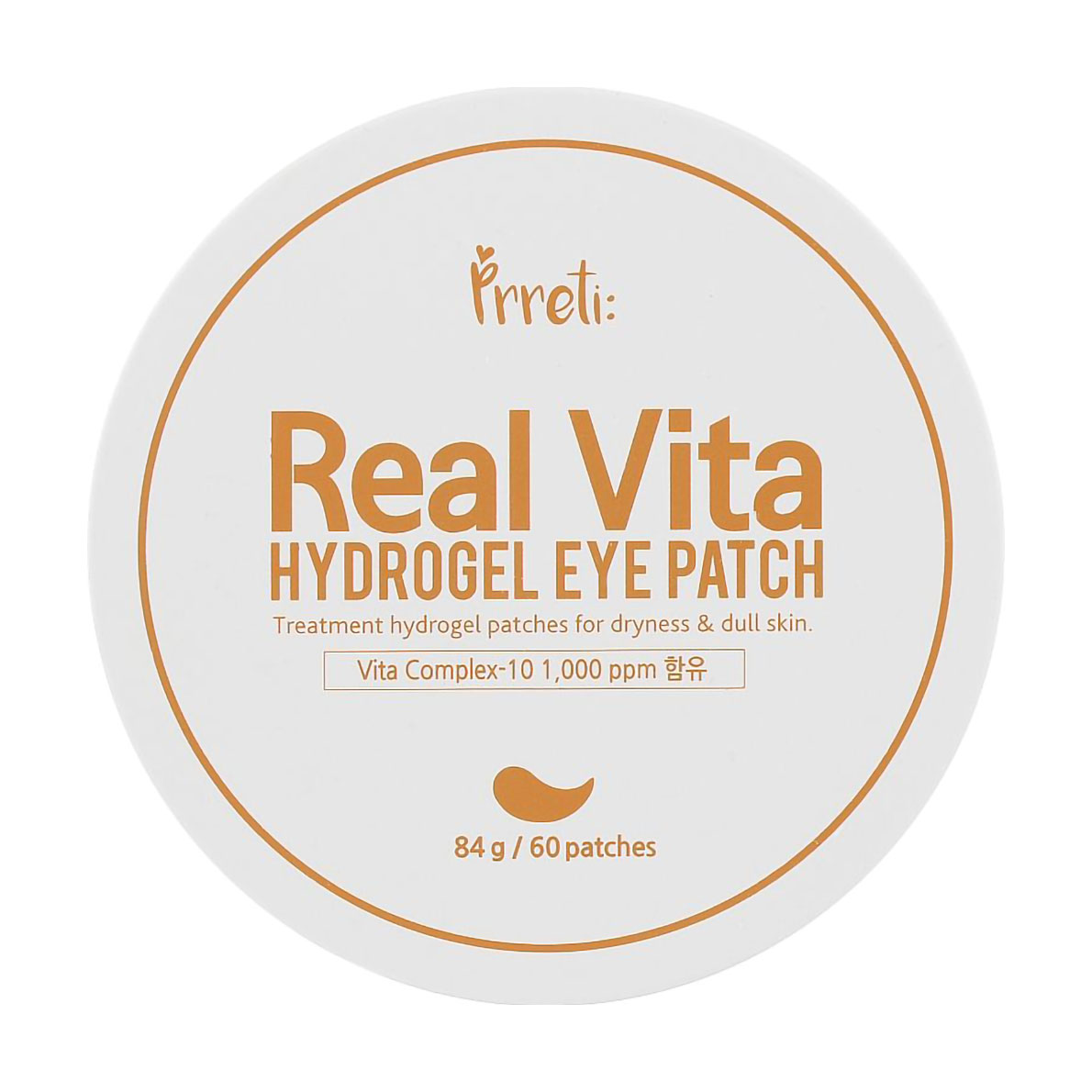 Гідрогелеві патчі для шкіри навколо очей Prreti Real Vita Hydrogel Eye Patch, 60 шт, 84 г